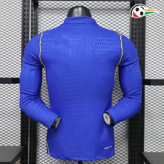 Camisa Titular Versão Jogador Chelsea 2026/2027 Azul Manga Longa