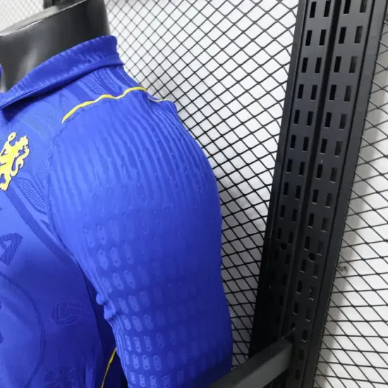 Camisa Titular Versão Jogador Chelsea 2026/2027 Azul Manga Longa