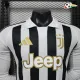 Camisa Titular Versão Jogador Juventus 2026/2027 Preto/Branco Manga Longa