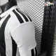 Camisa Titular Versão Jogador Juventus 2026/2027 Preto/Branco Manga Longa