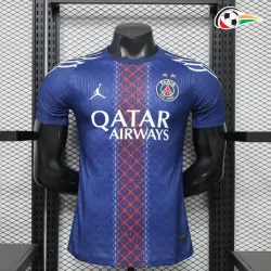 Camisa Versão Jogador PSG 2025/2026 Edição Especial Azul com Duas Estrelas