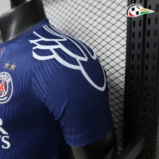 Camisa Versão Jogador PSG 2025/2026 Edição Especial Azul com Duas Estrelas
