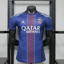 Camisa Versão Jogador PSG 2025/2026 Edição Especial Azul com Duas Estrelas