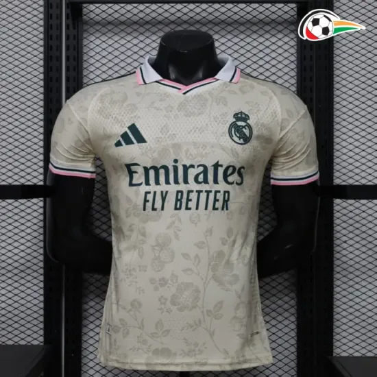 Camisa Versão Jogador Real Madrid 2026/2027 Edição Especial Caqui