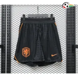 Shorts de Futebol Titular Versão Jogador Holanda Copa do Mundo 2026 Preto