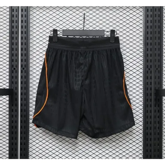 Shorts de Futebol Titular Versão Jogador Holanda Copa do Mundo 2026 Preto