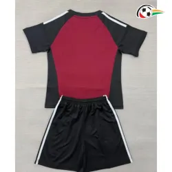 Camisa de Goleiro Reserva Infantil España Copa do Mundo 2026 Vermelho/Preto
