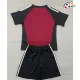 Camisa de Goleiro Reserva Infantil España Copa do Mundo 2026 Vermelho/Preto