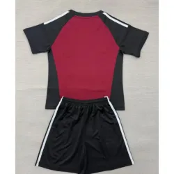 Camisa de Goleiro Reserva Infantil España Copa do Mundo 2026 Vermelho/Preto
