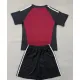 Camisa de Goleiro Reserva Infantil España Copa do Mundo 2026 Vermelho/Preto