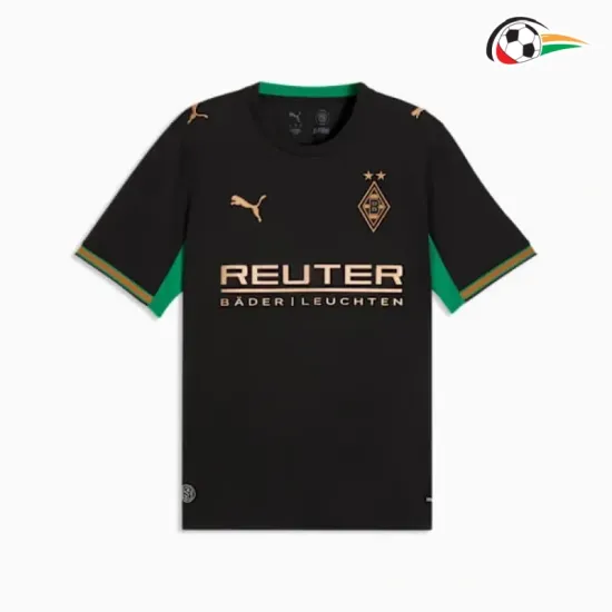 Camisa Reserva Borussia Mönchengladbach 2026/2027 Preto