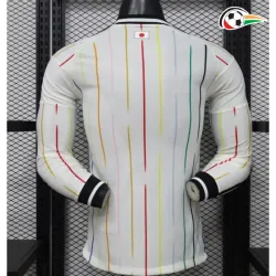 Camisa Reserva Versão Jogador Japón Copa do Mundo 2026 Branco Manga Longa