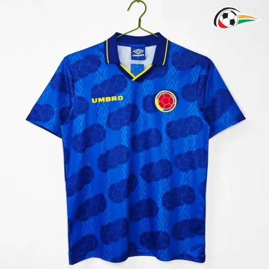 Camisa Retrô Reserva Colombia 1994 Azul