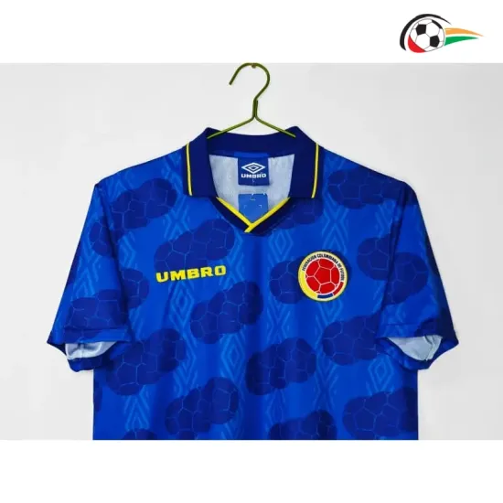 Camisa Retrô Reserva Colombia 1994 Azul