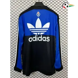Camisa Retrô Universidad de Chile 2026/2027 Azul/Preto Manga Longa