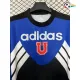 Camisa Retrô Universidad de Chile 2026/2027 Azul/Preto Manga Longa