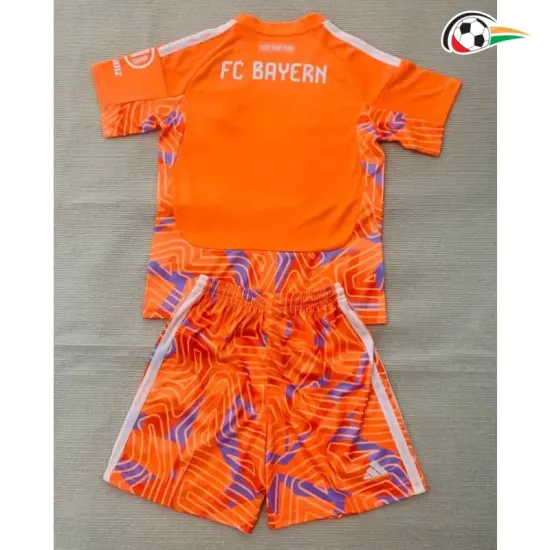 Camisa de Goleiro Infantil Bayern Múnich 2026/2027 Laranja