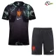 Camisa de Goleiro Infantil Holanda Copa do Mundo 2026 Preto