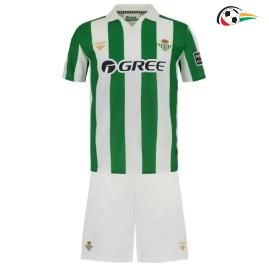 Camisa Retrô Infantil Real Betis 2026/2027 Verde/Branco