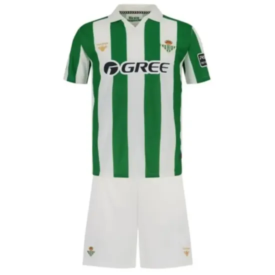 Camisa Retrô Infantil Real Betis 2026/2027 Verde/Branco
