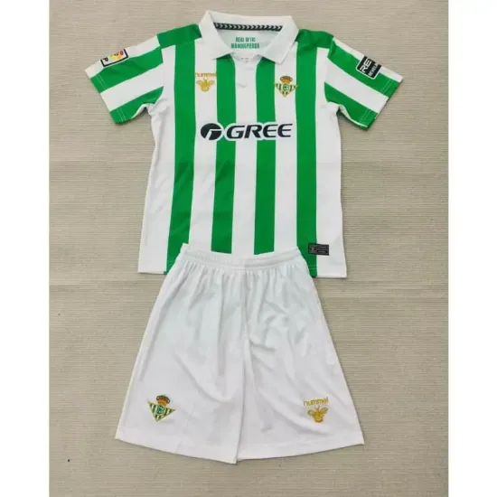 Camisa Retrô Infantil Real Betis 2026/2027 Verde/Branco