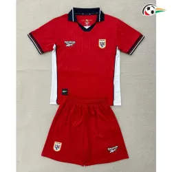 Camisa Titular Infantil Panamá Copa do Mundo 2026 Vermelho