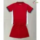 Camisa Titular Infantil Panamá Copa do Mundo 2026 Vermelho