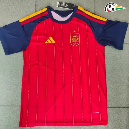 Camisa España Home 2026 Vermelho/Azul
