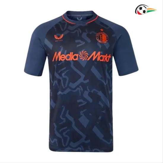 Camisa Alternativa Feyenoord 2026/2027 Azul Marinho/Laranja