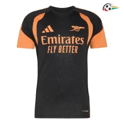 Camisa Arsenal 2026/2027 Pré-Corrida Preto/Laranja