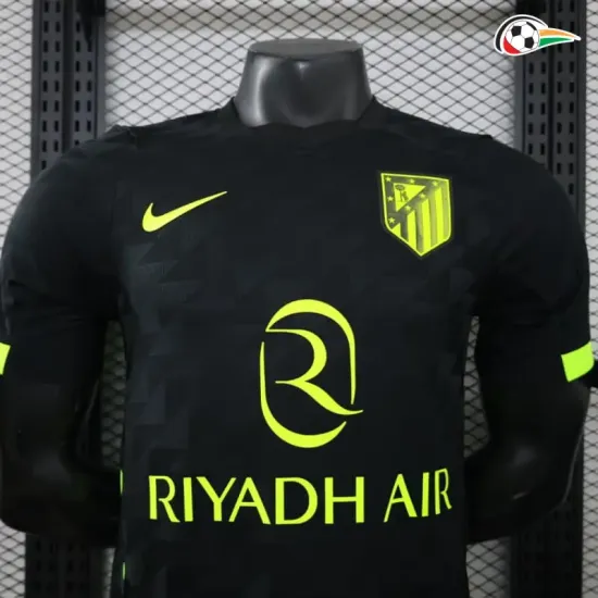 Camisa Reserva Versão Jogador Atlético de Madrid 2026/2027 Preto