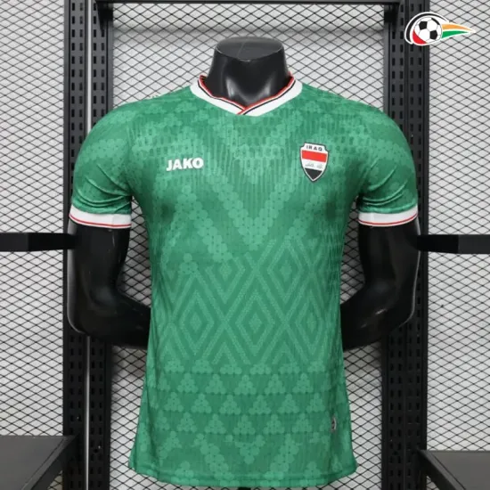 Camisa Reserva Versão Jogador Irak Copa do Mundo 2026 Verde
