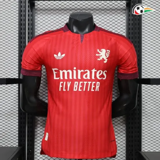 Camisa Reserva Versão Jogador Olympique De Lyon 2026/2027 Vermelho