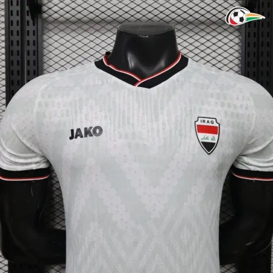 Camisa Titular Versão Jogador Irak Copa do Mundo 2026 Branco