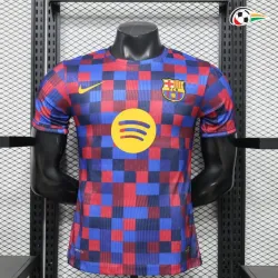 Camisa Versão Jogador Barcelona 2026/2027 Pré-Corrida Vermelho/Azul