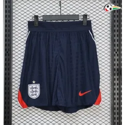 Shorts de Futebol Reserva Versão Jogador Inglaterra Copa do Mundo 2026 Azul Escuro