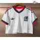 Camisa Curta Reserva Versão Feminina México Copa do Mundo 2026 Branco