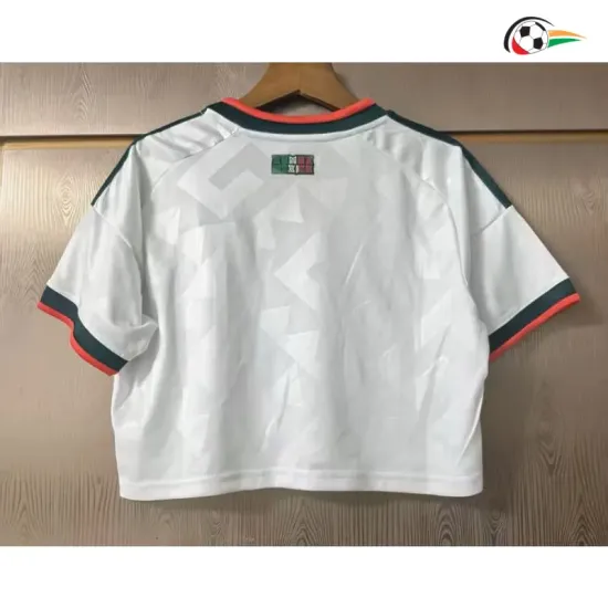 Camisa Curta Reserva Versão Feminina México Copa do Mundo 2026 Branco