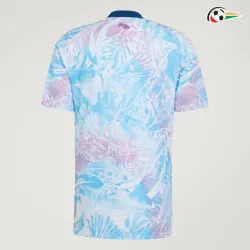 Camisa Reserva Costa Rica Copa do Mundo 2026 Azul Claro/Rosa