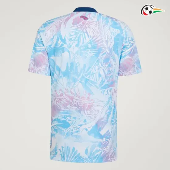 Camisa Reserva Costa Rica Copa do Mundo 2026 Azul Claro/Rosa