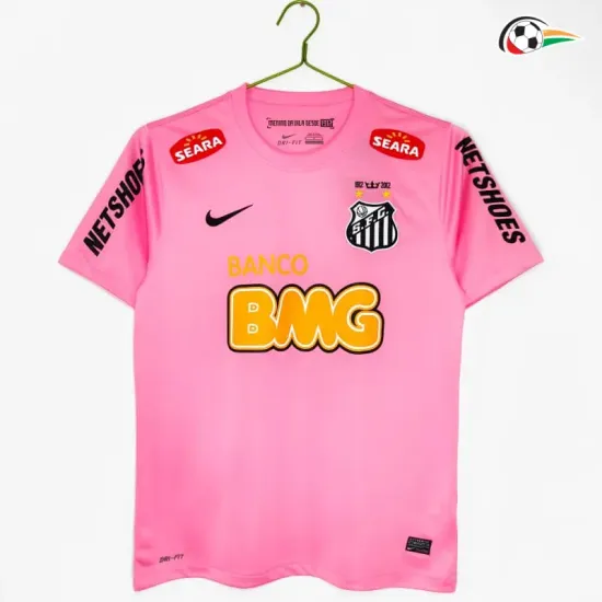 Camisa Retrô Santos FC 2013 Rosa