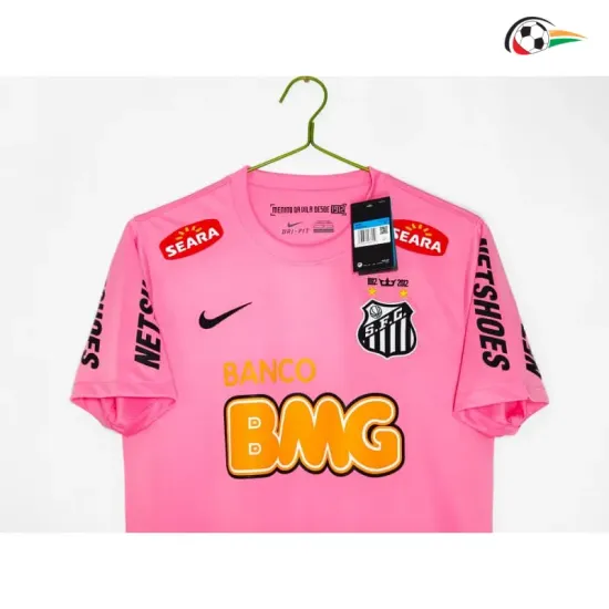 Camisa Retrô Santos FC 2013 Rosa