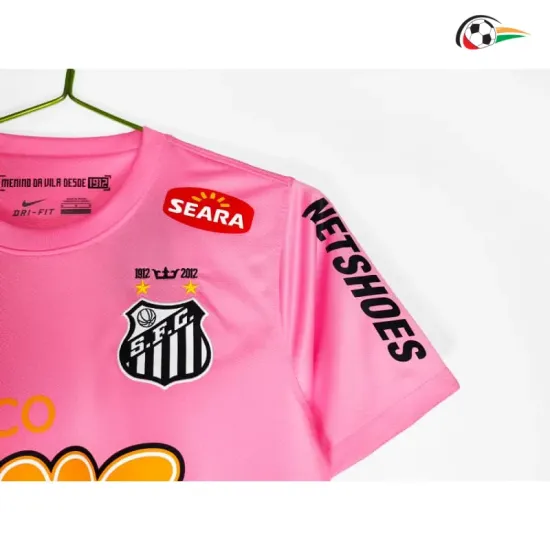 Camisa Retrô Santos FC 2013 Rosa