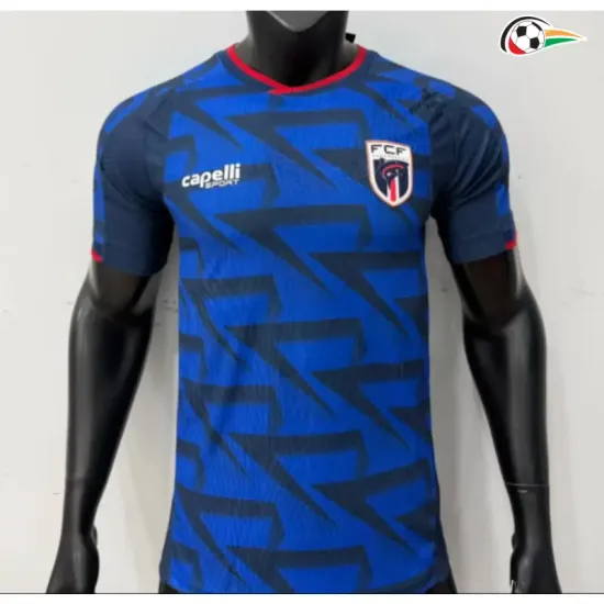 Camisa Titular Versão Jogador Cabo Verde Copa do Mundo 2026 Azul