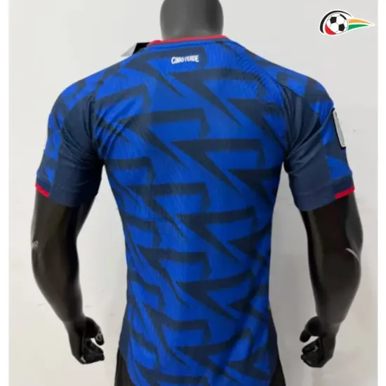 Camisa Titular Versão Jogador Cabo Verde Copa do Mundo 2026 Azul