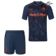 Camisa Alternativa Infantil Feyenoord 2026/2027 Azul Marinho/Laranja