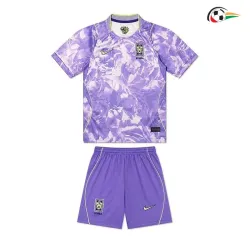 Camisa Reserva Infantil Corea del Sur Copa do Mundo 2026 Roxo Claro