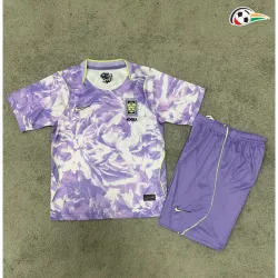 Camisa Reserva Infantil Corea del Sur Copa do Mundo 2026 Roxo Claro
