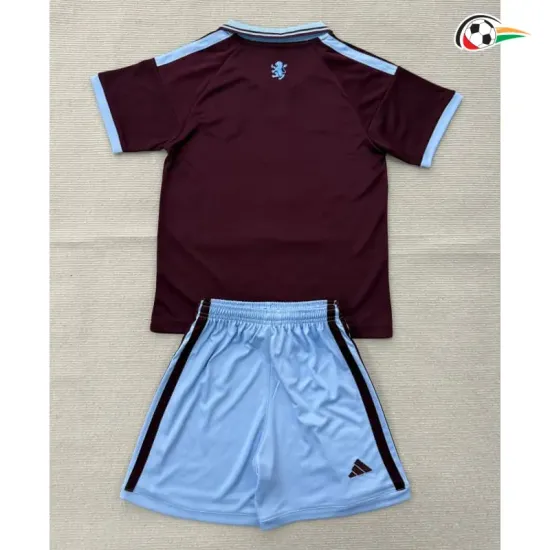 Camisa Titular Infantil Aston Villa 2026/2027 Bordô