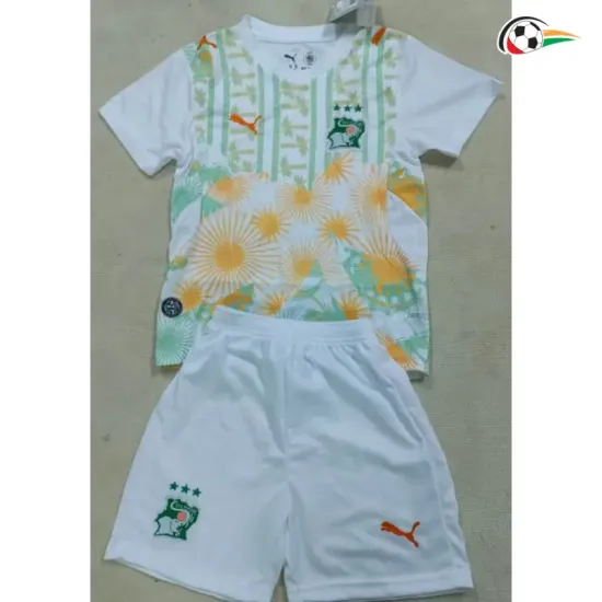 Camisa Reserva Infantil Costa de Marfil Copa do Mundo 2026 Branco